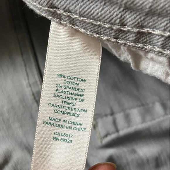 Roots grey denim  capri jeans Sz 30 - Picture 3 of 10